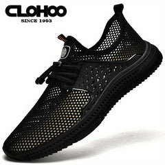 Men's Lightweight Slip On Casual Shoes Breathable Mesh Soft Sole Sneakers
