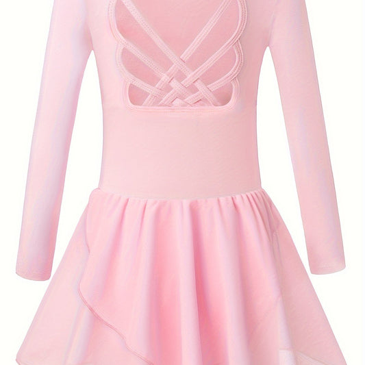 95 Cotton Sweet Girls Crisscross Back Ballet Leotard