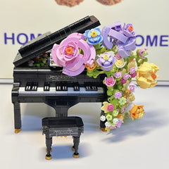 1000 pcs Building Blocks Violin Cello & Piano Decor
