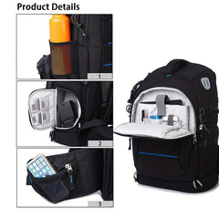 Multifunctional Camera Breathable Backpack For Professional Photographers