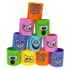 12Pcs Funny Pack Spring Rainbow Magic Coil Toy Mini Spring Bulk Toy
