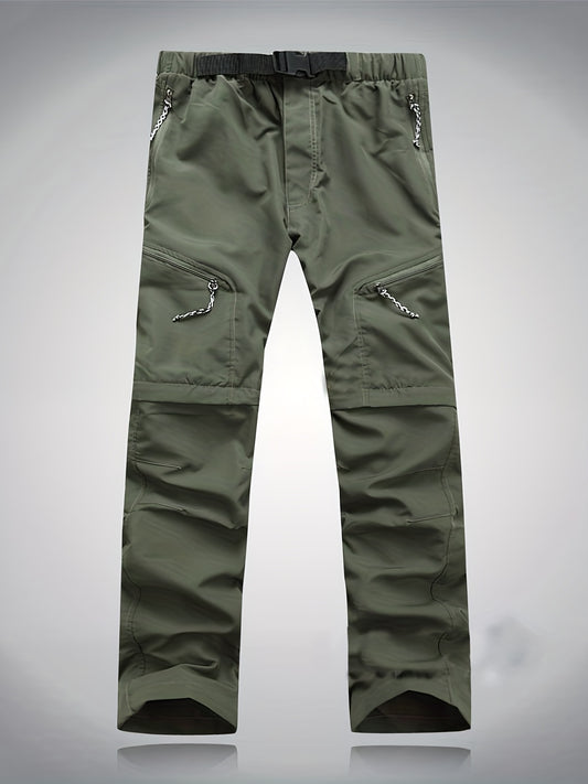 Mens Convertible Hiking Pants Quick Dry Lightweight Trousers