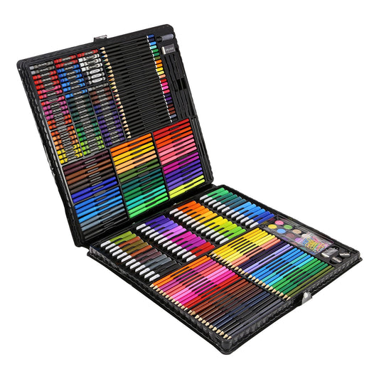 288pcs Art Drawing Set Colored Pencils, Markers, Brush Gift for Children