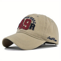 3D Embroidery Baseball Cap Washed Patch Cloth Baseball Hat Sun Hat