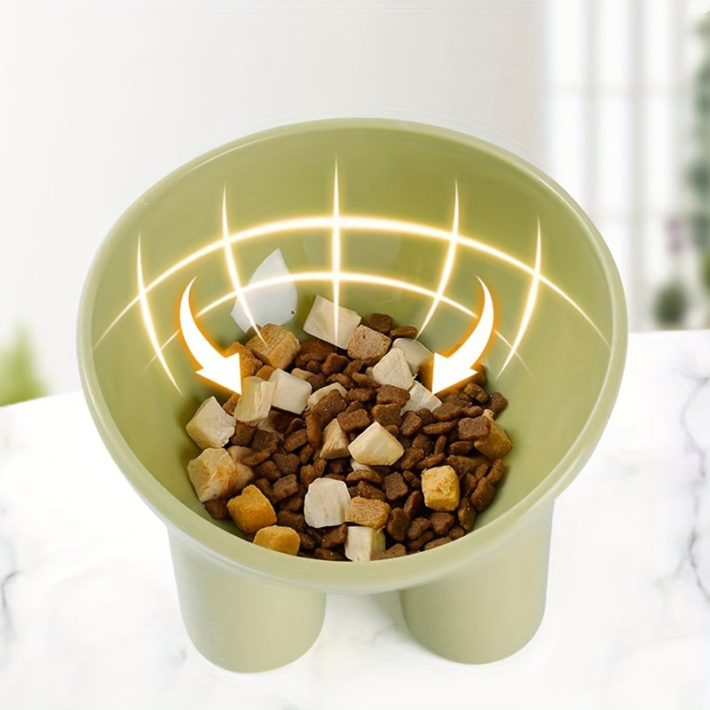 Macaron Raised Cat Bowl Anti Overturning for Cats and Small Dog