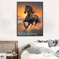 Horse Pattern Canvas Painting Poster Print Home Wall Art Decoration