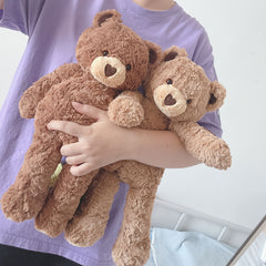 Cute Light Brown Bear Plush Toy - Perfect Gift for Birthdays & Valentine's Day