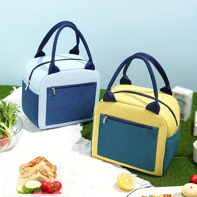 Colorful Insulated Lunch Bag Handbag Aluminum Foil Waterproof Lunch Box