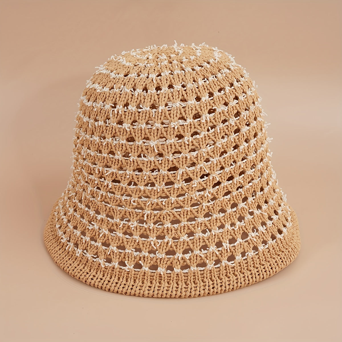Woolen Plaid Fisherman Hat Autumn Winter All-match Bucket Hat