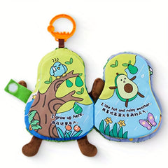 Avocado Cloth Book Baby Educational Toys Not Tear Rotten Gnaw