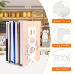 4pcs Book Stands Desktop Organizer For Books Movies CDs Video Games