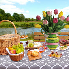 Elastic Outdoor Table Cover Waterproof PVC Cloth