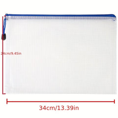 5pcs Waterproof Mesh Zipper Storage for Home Office and Travel