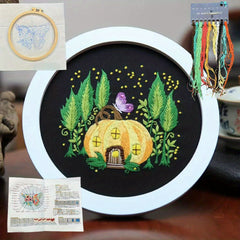 Cross Stitch Kit for Beginners Adults - Embroidery Starter Set