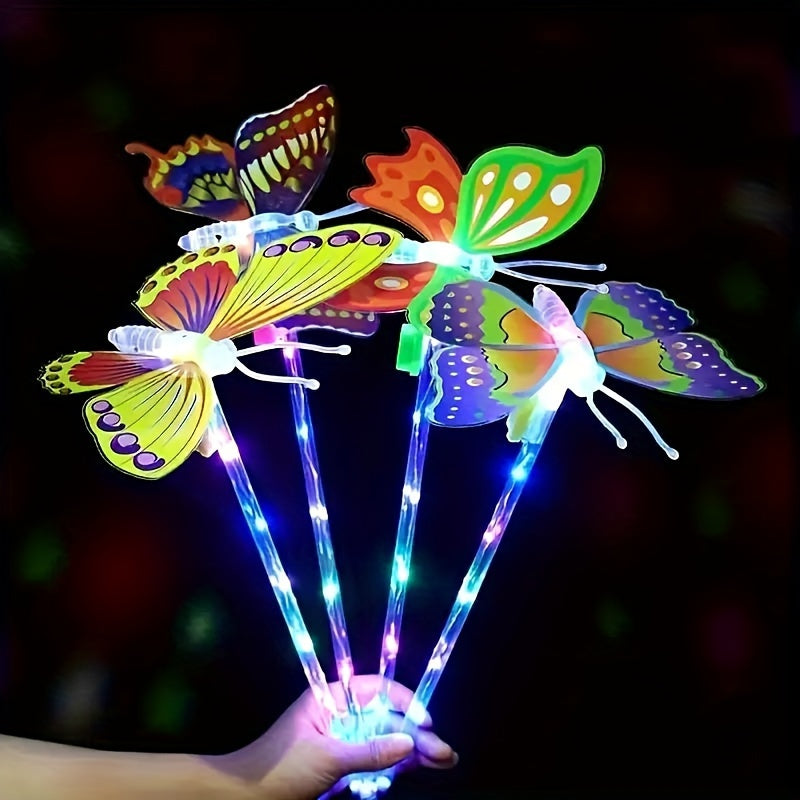 Christmas Flashing Butterfly Fairy Wand - Magic Wand Toy for Classmates