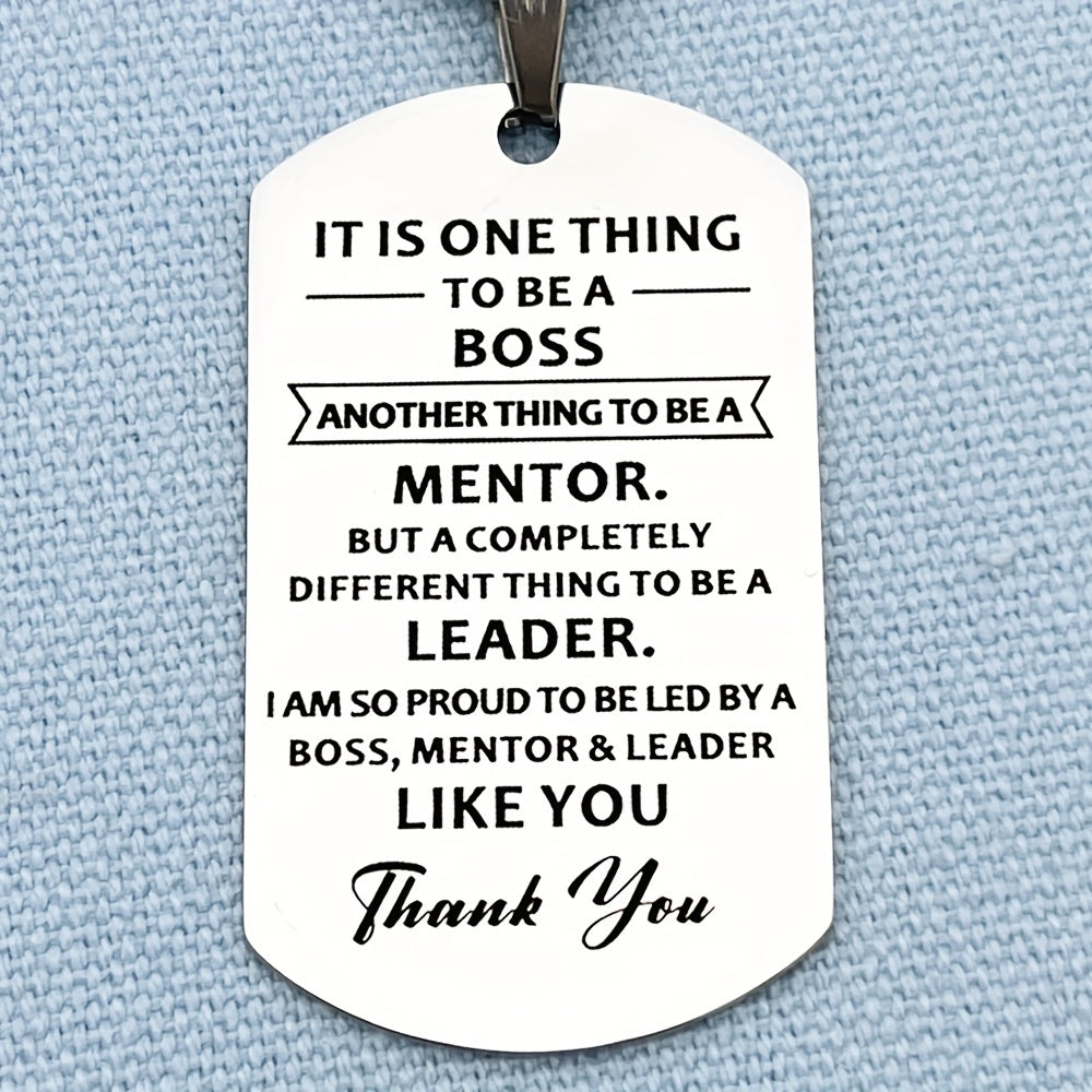 Thank You Gift Keychain for Leaders
