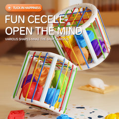 Kids Sensory Shape Classification Building Blocks Cube