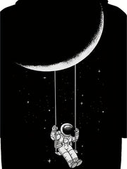 Funny Astronaut Moon Boys Casual Pullover Hoodies Kids Sweatshirt Spring Fall