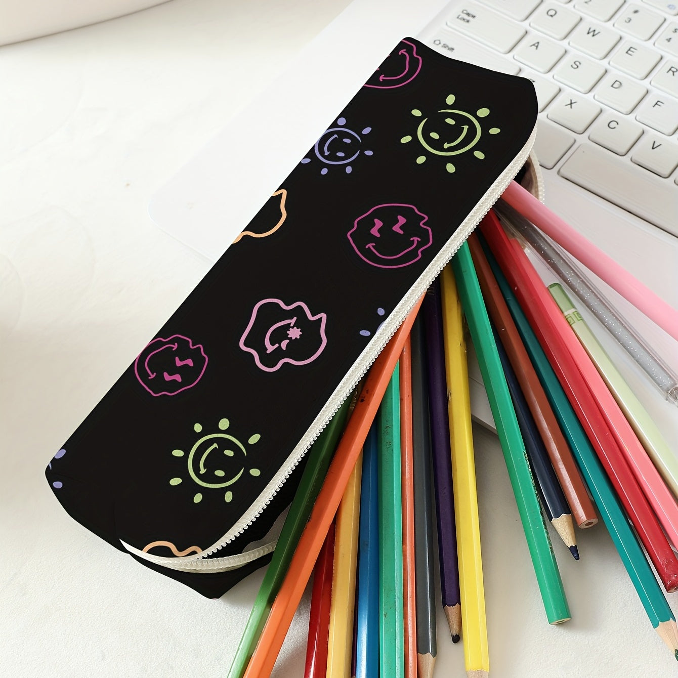 Large Capacity Pencil Case Stationery Pencil Case Pen Case Zippered Pencil Case