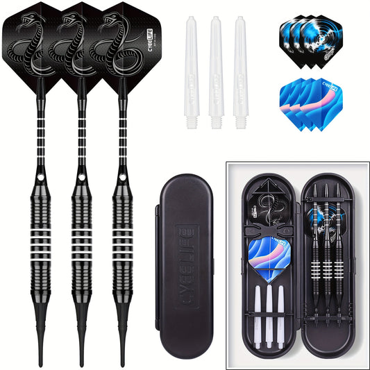 CyeeLife 18g Soft Tip Darts Set for Electronic Dartboard Games