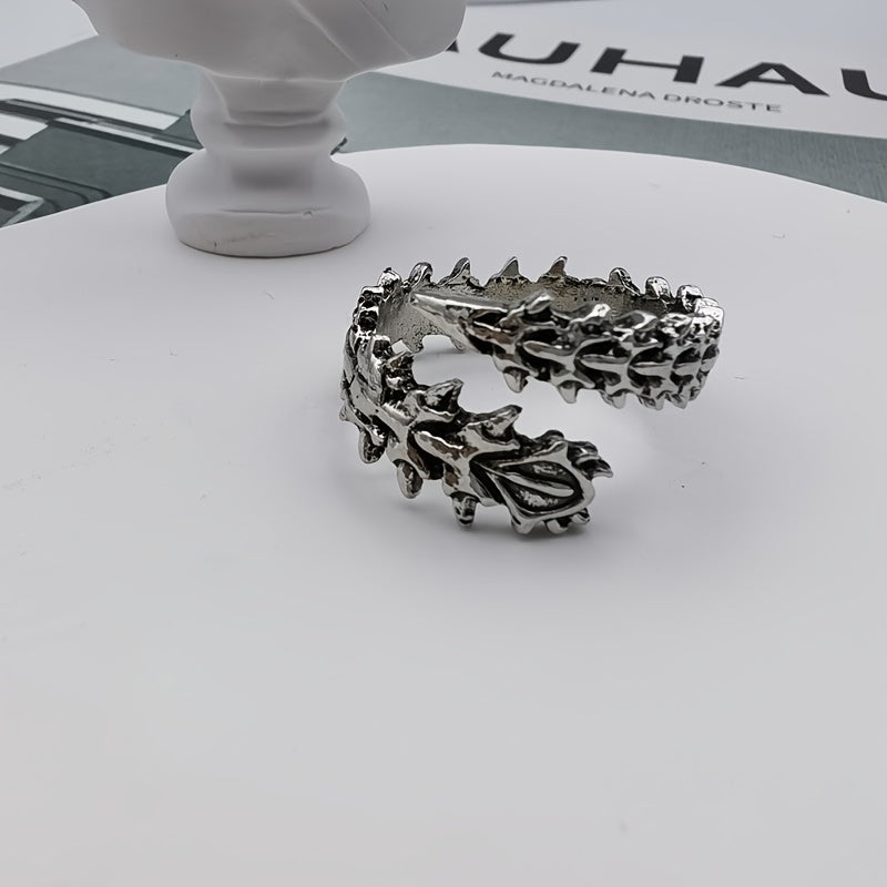 Punk Style Finger Ring Creative Ladies Adjustable Open Ring