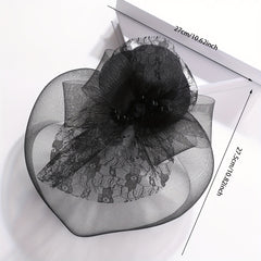 Lace Fascinators Hat British Style Derby Hat Wedding Cocktail Tea Party