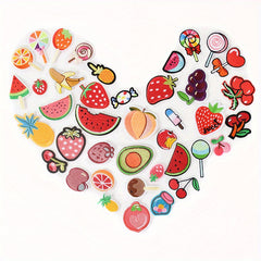 J CARP Embroidered Patches On Girls' Clothes Iron-On Sticker Patches