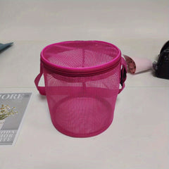 Colorful Kids Beach Mesh Bag for Sandcastle Building