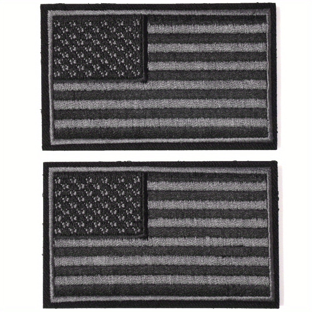 J CARP 2pcs Tactical American Flag Patch U S Flag U S Military Insignia Patches