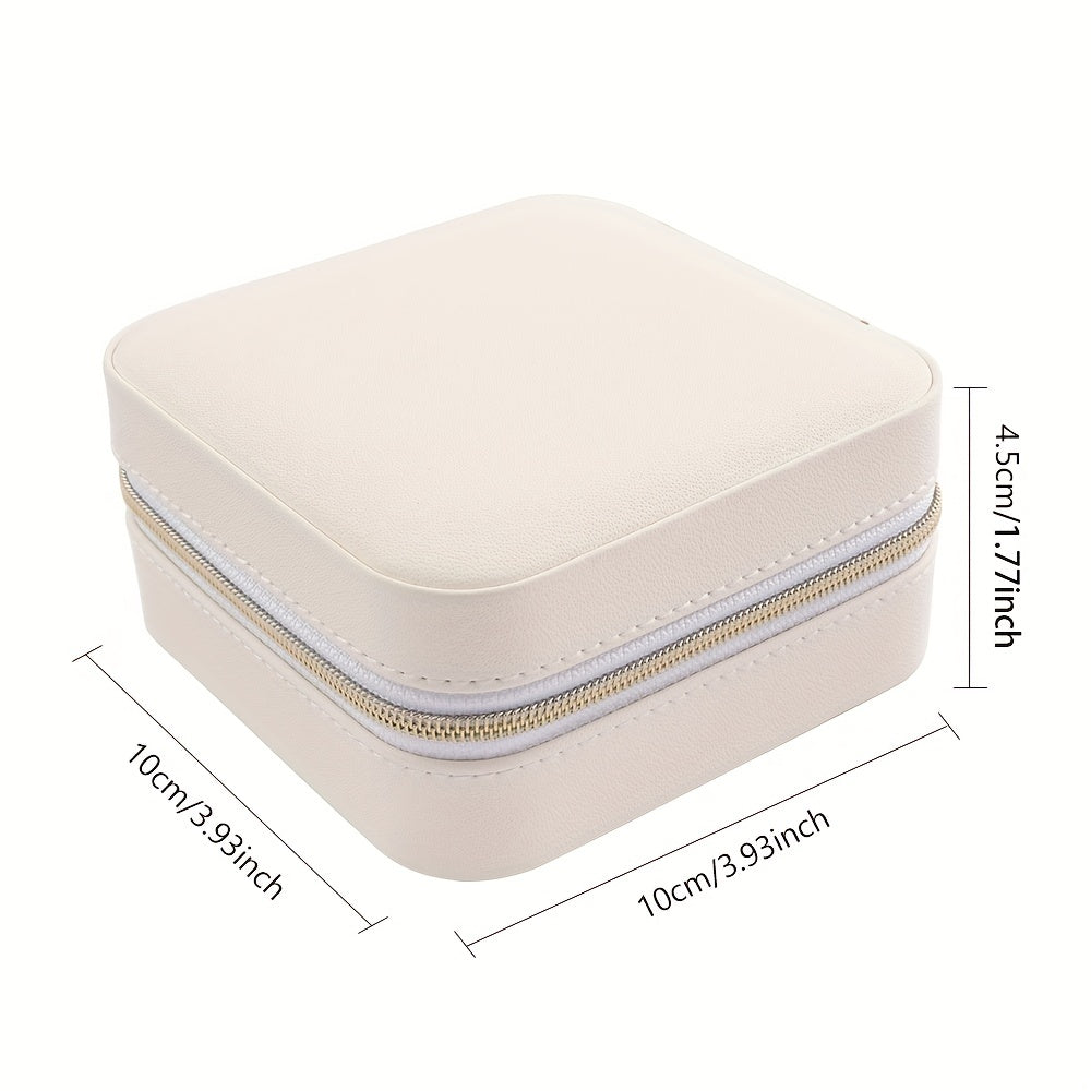 PU Jewelry Box 7 Colors Travel Organizer