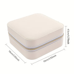 PU Jewelry Box 7 Colors Travel Organizer