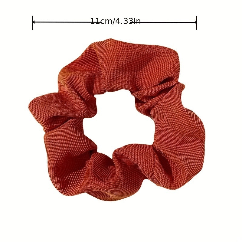 Ribbed Scrunchies Hair Tie Ponytail Holder Hair Accessories