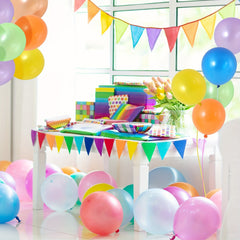 240pcs Assorted 30-48 cm Rainbow Latex Balloons for Party Decoration