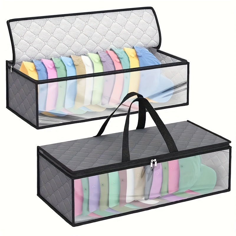 Large Capacity Under Bed Storage Bag with Handles & Visible Window - Space Saver