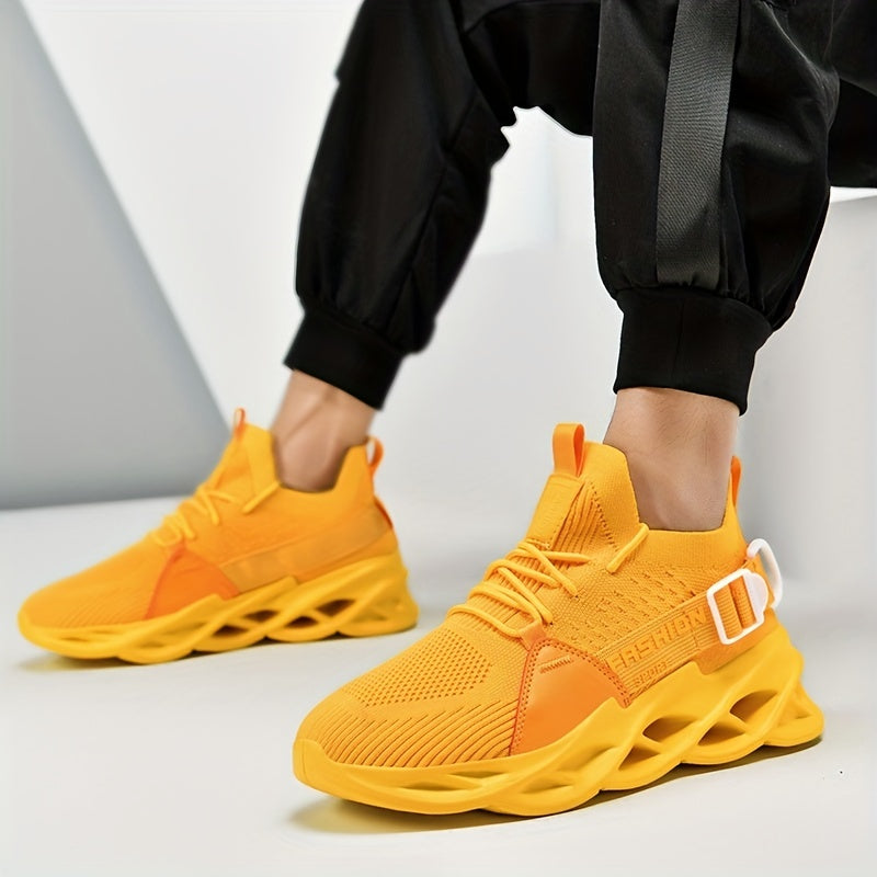 Lightweight Non Slip Running Shoes Breathable Knit with Shock Absorption