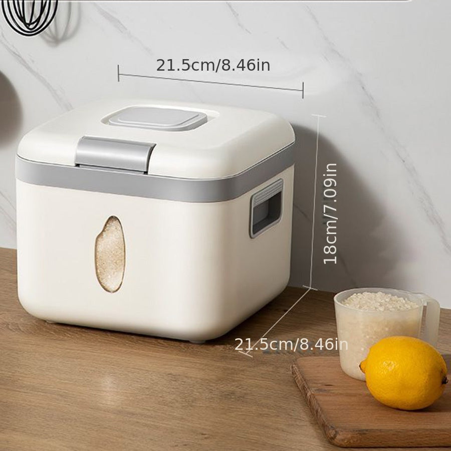 Acrylic Airtight Rice Dispenser Food Storage Container