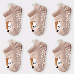 6pcs Adorable Cartoon Socks for Kids