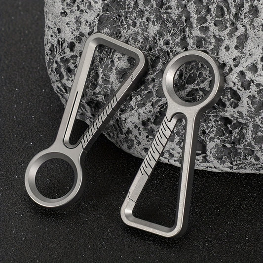 Titanium Carabiner Keychain for Outdoors