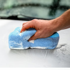 4pcs Microfiber Applicator Pads 7 62 12 Microfiber Sponge Car Wash Pads