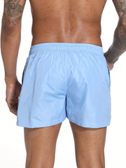 Men's Quick Drying Hawaiian Board Shorts with Mesh Lining & Pockets