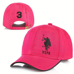 Embroidered Baseball Cap Sun Protection Adjustable Sports Hat for Men and Women