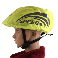 Cycling Helmet Rain Shield Waterproof Cover Reflective Safety Hood