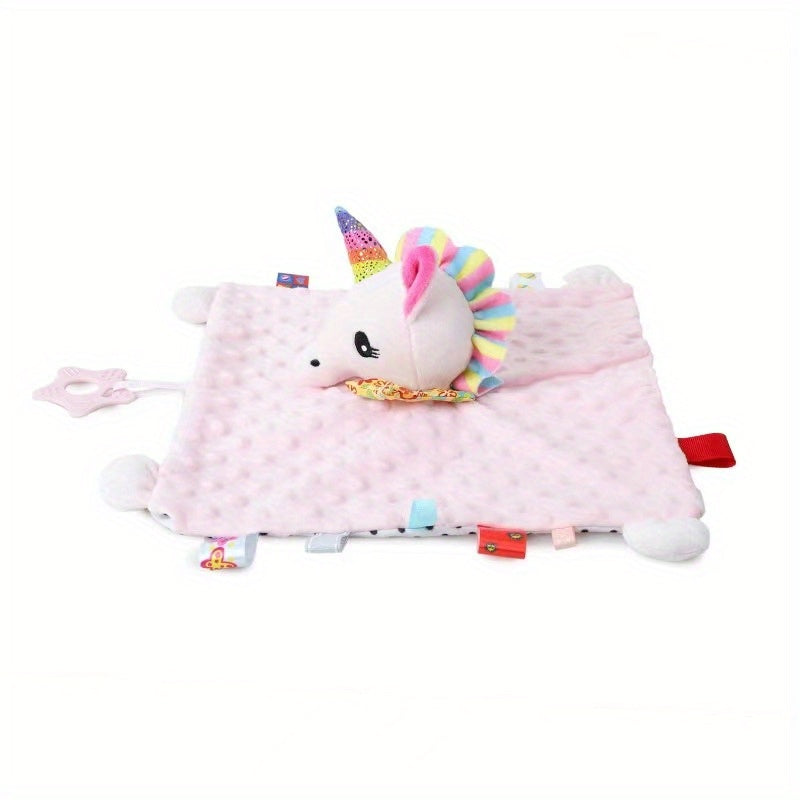 Elephant Safety Blanket for Babies Snuggle Toy 0-3 Years Old