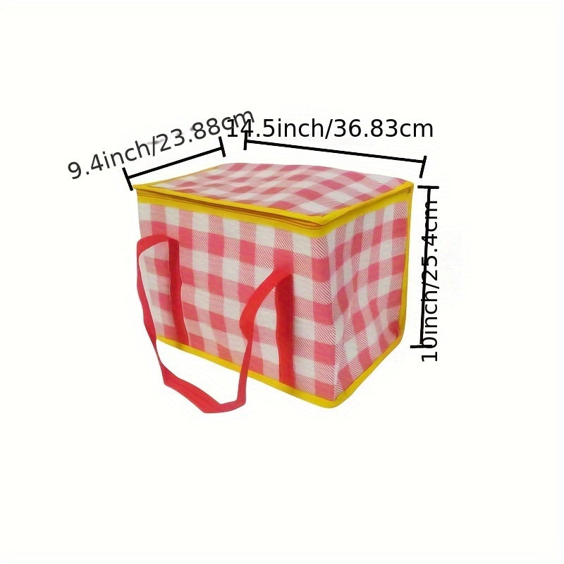 Reusable Insulated Picnic Bag Beach Cooler Bags With Zipper