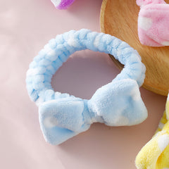 Women's Makeup Headband Soft Bow Hair Band