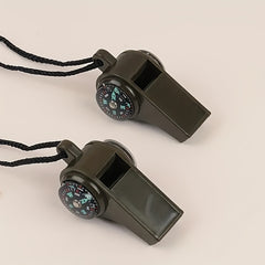 3 In 1 Whistle with Waterproof Thermometer for Outdoor Camping