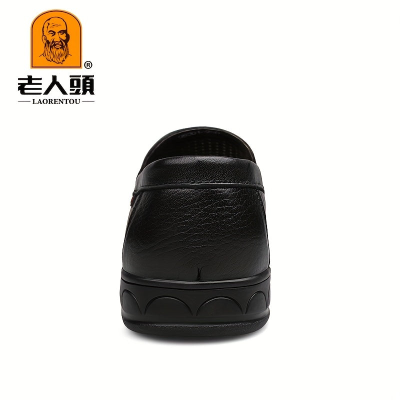 LAORENTOU Men's Leather Loafer Shoes Lightweight Driving Shoes Father's Gift