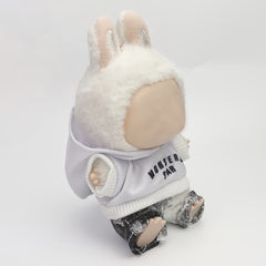 LABUBU Tie-Dyed Hoodie, Jeans, Shoes Set - Great Birthday, Ramadan Gift