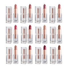 12 Colors Natural Matte Lipstick Long Lasting