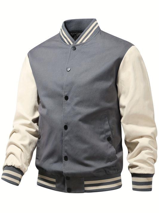 Men's Lightweight Loose Baseball Jacket